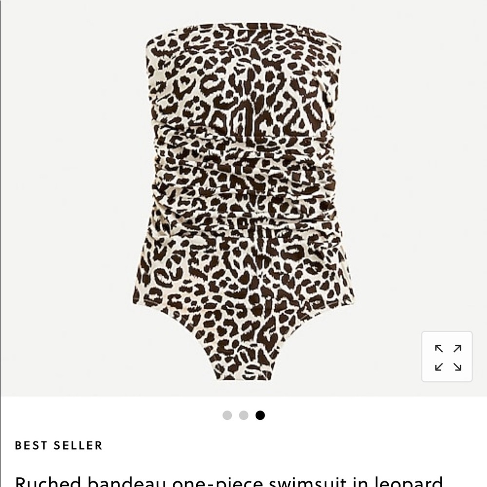 J Crew Size 2 leopard bathing suit